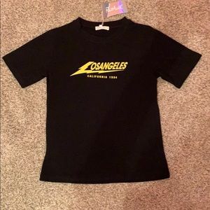 New with tags Romwe Los Angeles Black T-Shirt